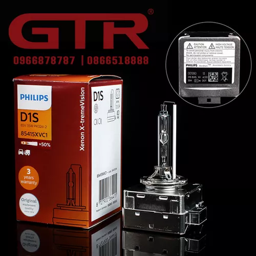 Xenon Philips D1S Xtreme Vision 130% 85415xvc1 35W 4800k - Hình 1