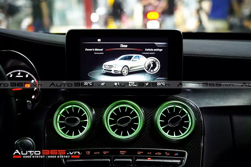 Bộ ốp cửa gió điều hòa AMG cho MERCEDES E Class - Hình 1