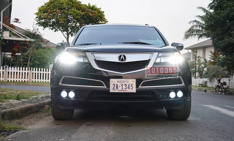 Acura MDX  nâng cấp 4 bi gầm GTR tăng sáng 150%