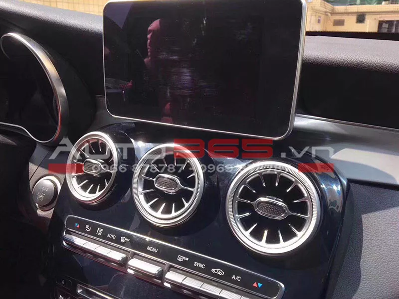 Bộ ốp cửa gió điều hòa AMG cho MERCEDES C Class - Hình 1