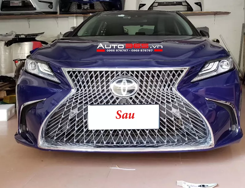 Camry 2019 nâng cấp Bodylip mẫu Lexus ES - Hình 1
