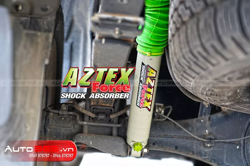 Tạm biệt xóc với thụt giảm xóc Aztex Force cho Mitsubishi Triton