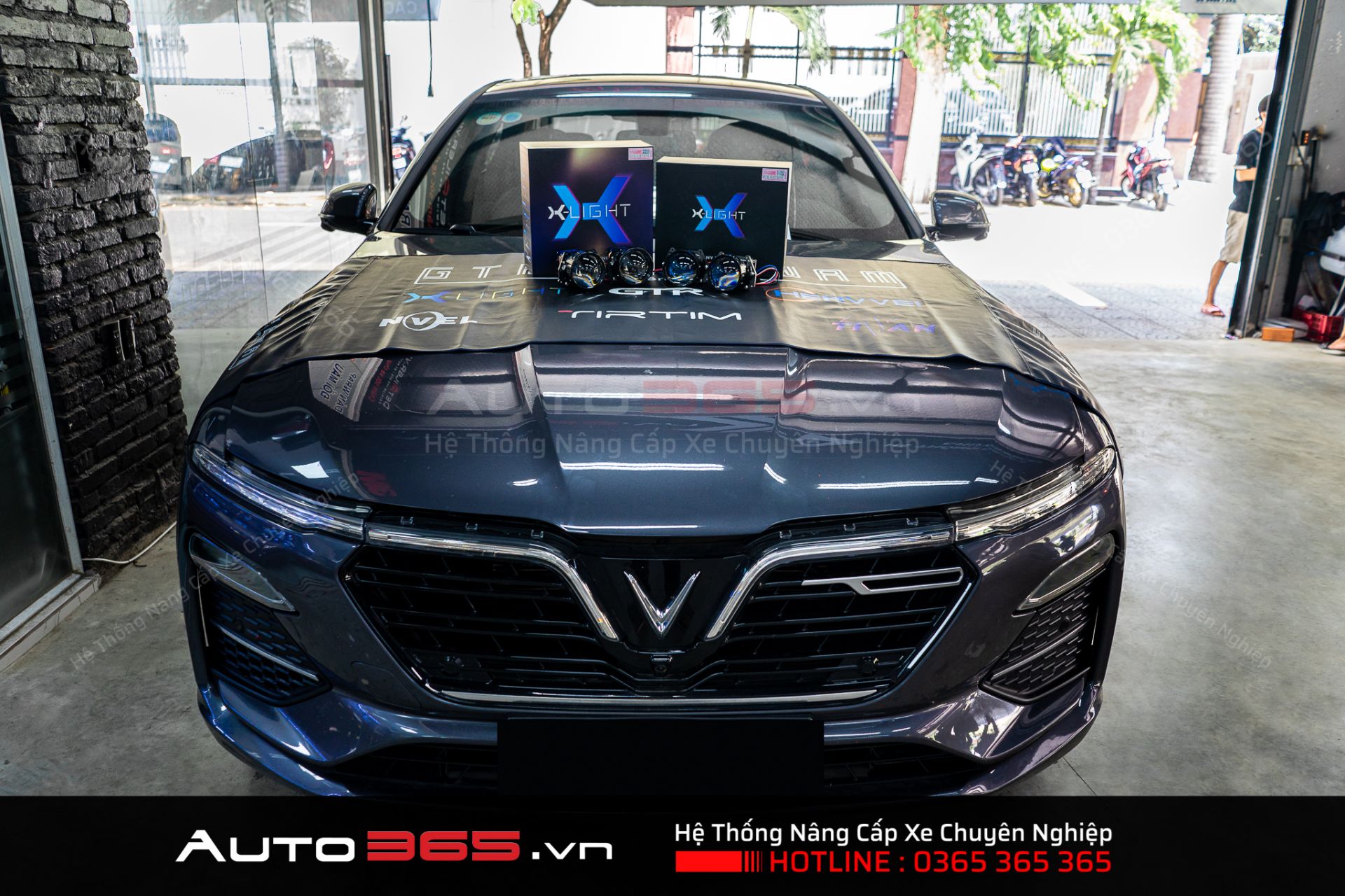 Độ Đèn Tăng Sáng Vinfast Lux A2.0 Turbo Với Bộ Đôi X-Light