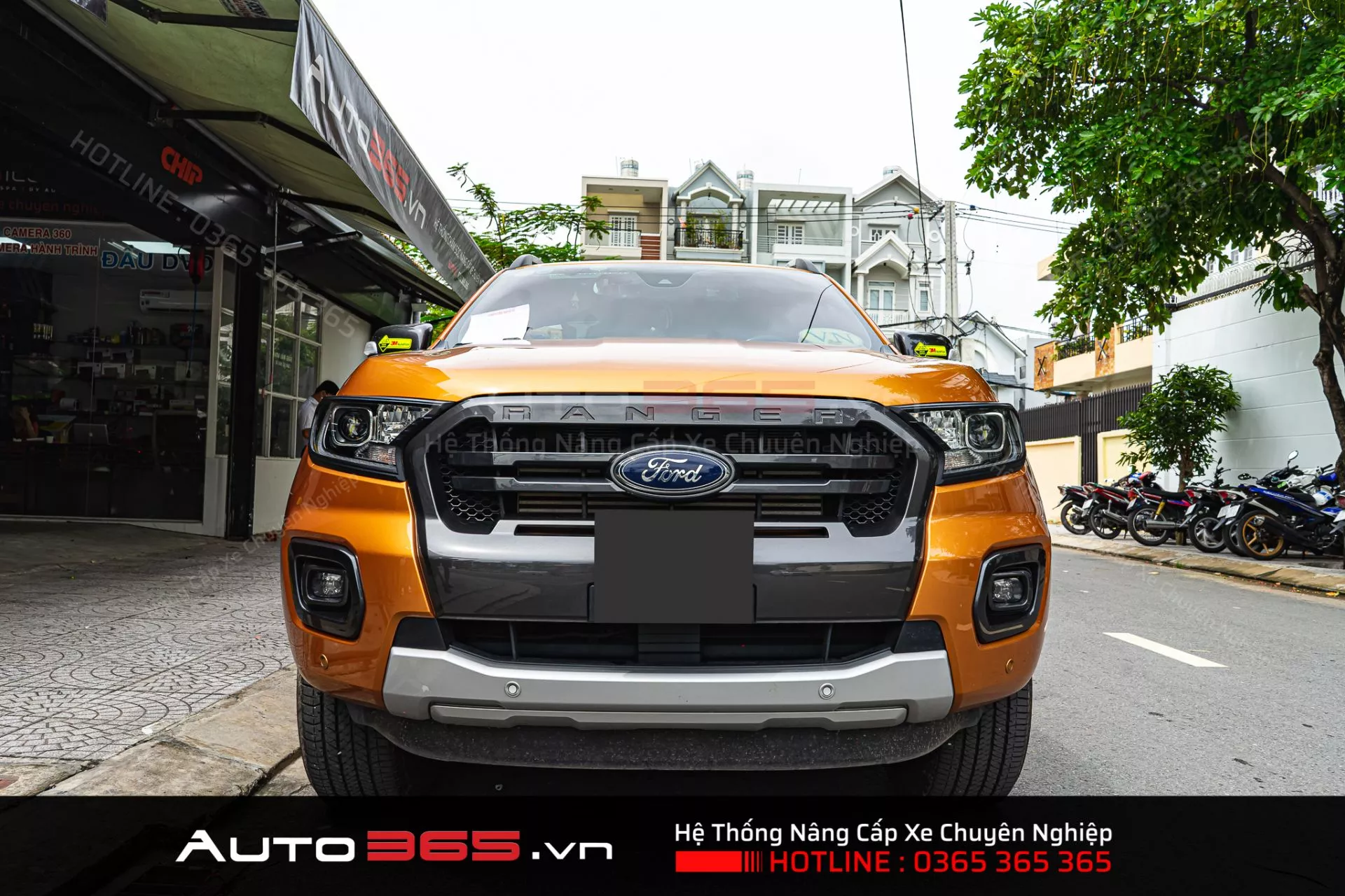 Ford Ranger nâng cấp đèn henvvei đẳng cấp thời thượng