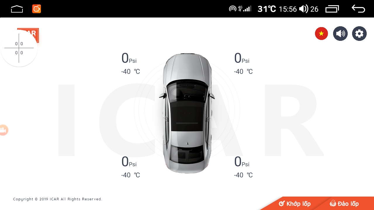 Hỗ trợ cảm biến áp suất lốp