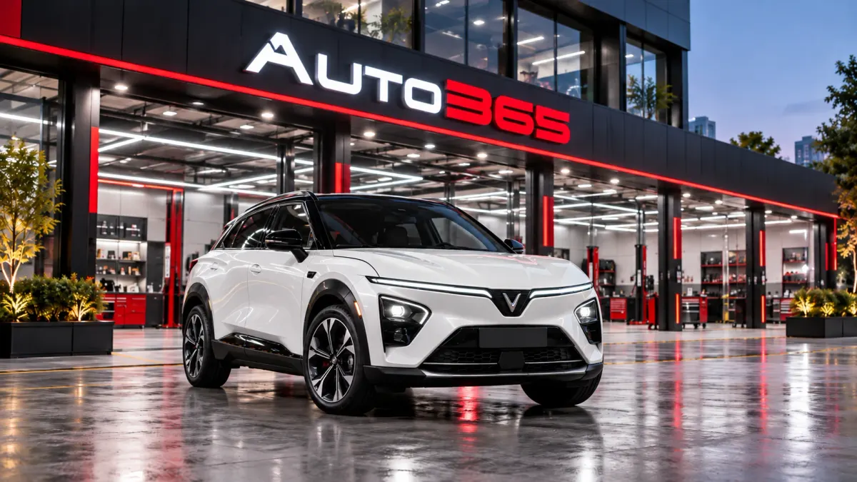 Ảnh minh họa: VinFast VF7 tại hệ thống Auto365