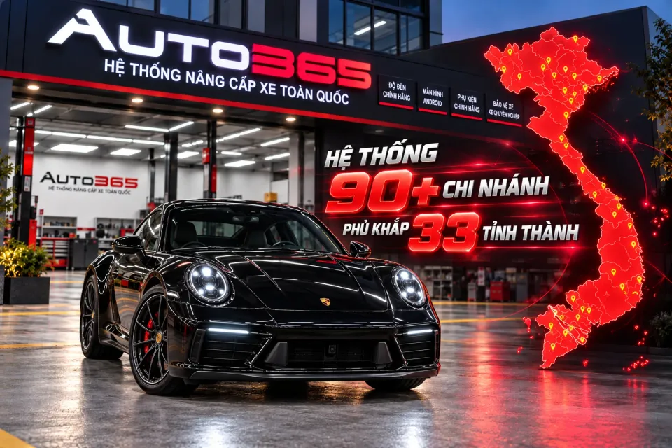 Hệ thống Auto365 90+ chi nhánh tại 33 tỉnh thành (ảnh minh họa)