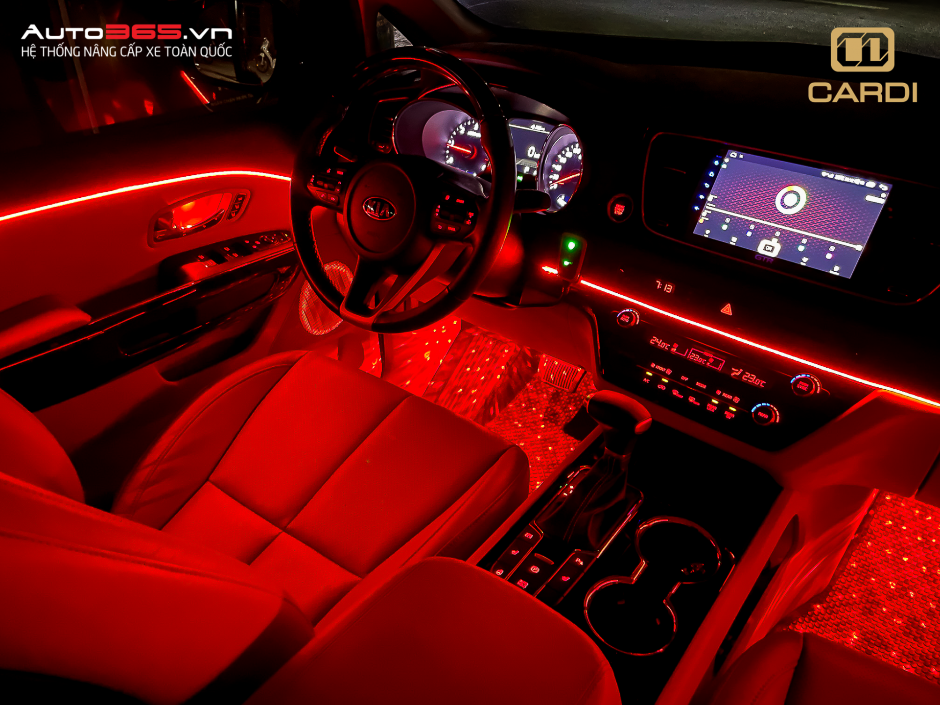 TOP CÁC DÒNG XE CÓ LED VIỀN NỘI THẤT ĐẸP NHẤT