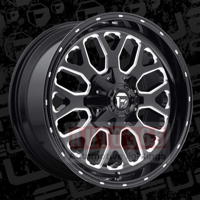 Mâm ô tô Fuel Warrior Gloss Black- D625