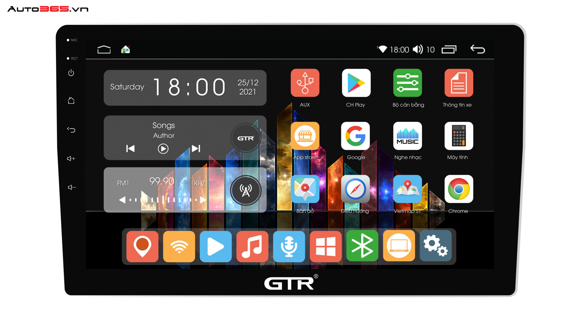 GTR thương hiệu tăng sáng chính thức ra mắt dòng màn hình android cho ô tô