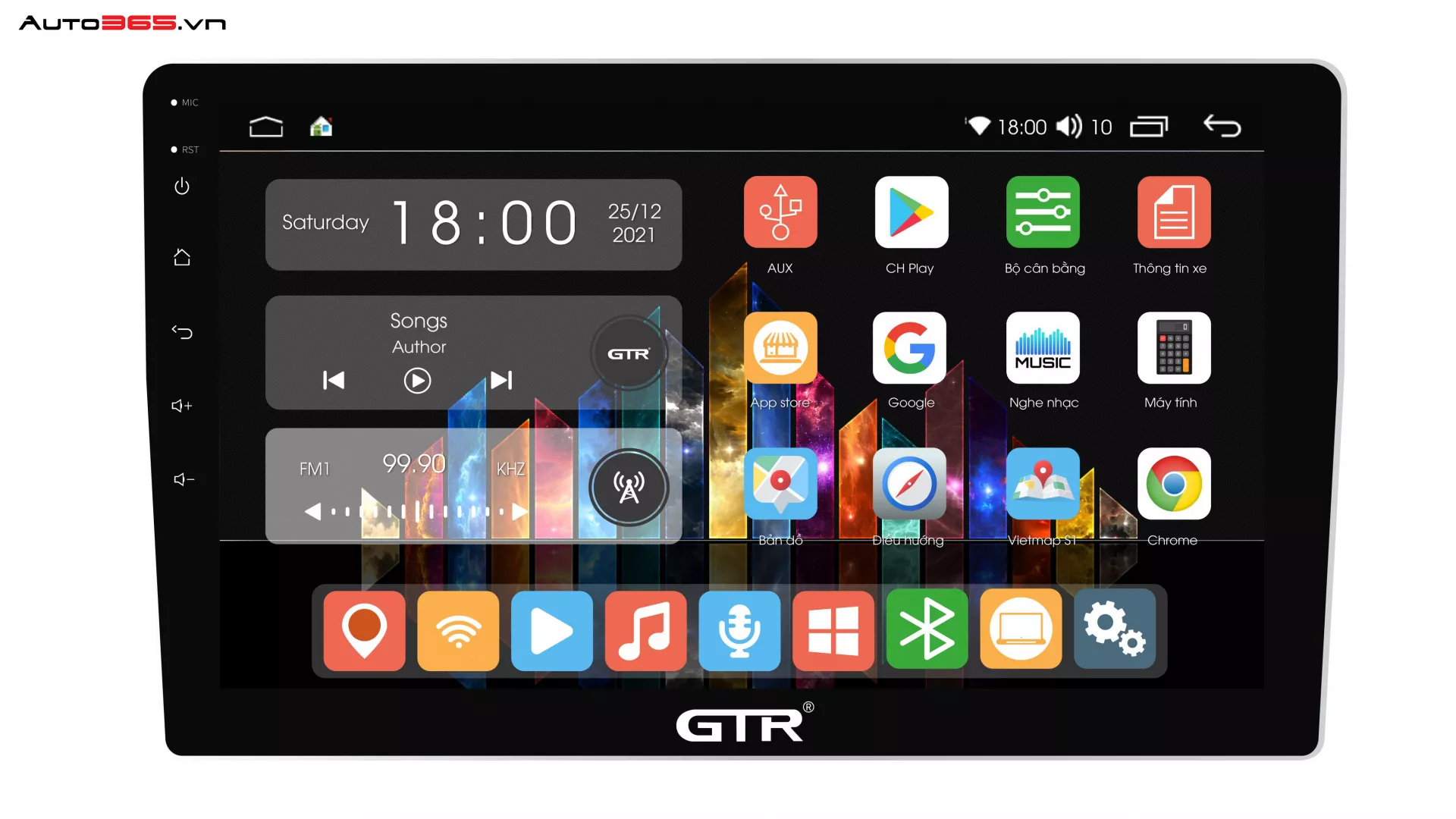 GTR thương hiệu tăng sáng chính thức ra mắt dòng màn hình android cho ô tô