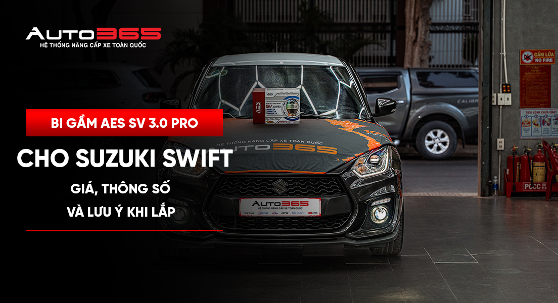 Bi gầm AES SV 3.0 Pro cho Suzuki Swift: giá, thông số và lưu ý khi lắp