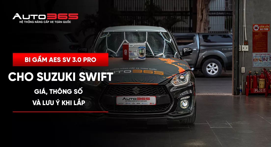 Bi gầm AES SV 3.0 Pro cho Suzuki Swift: giá, thông số và lưu ý khi lắp