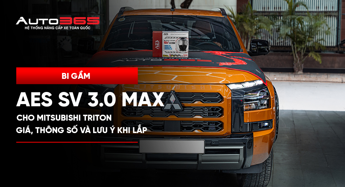 Bi gầm AES SV 3.0 Max cho Mitsubishi Triton: giá, thông số và lưu ý khi lắp