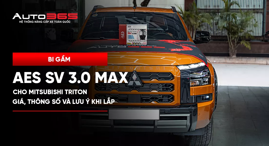 Bi gầm AES SV 3.0 Max cho Mitsubishi Triton: giá, thông số và lưu ý khi lắp