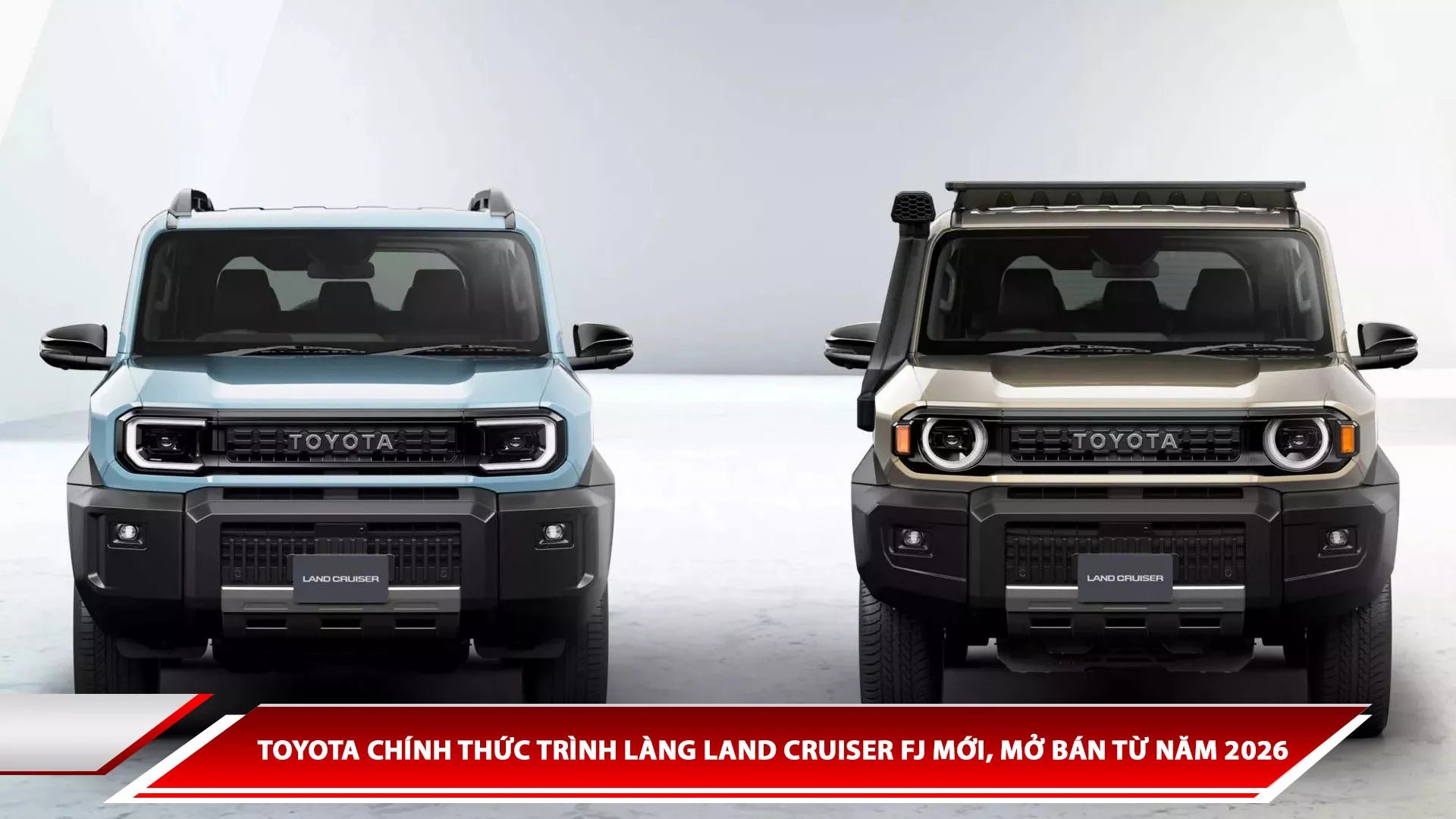 Toyota chính thức trình làng Land Cruiser FJ mới, mở bán từ năm 2026