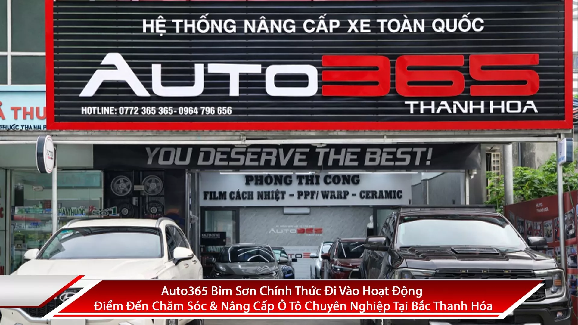 Auto365 Bỉm Sơn Chính Thức Đi Vào Hoạt Động – Điểm Đến Chăm Sóc & Nâng Cấp Ô Tô Chuyên Nghiệp Tại Bắc Thanh Hóa