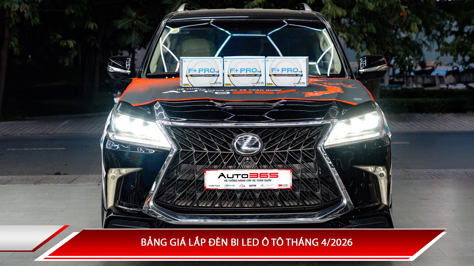 Bảng giá đèn bi Led ô tô tháng 4/2026