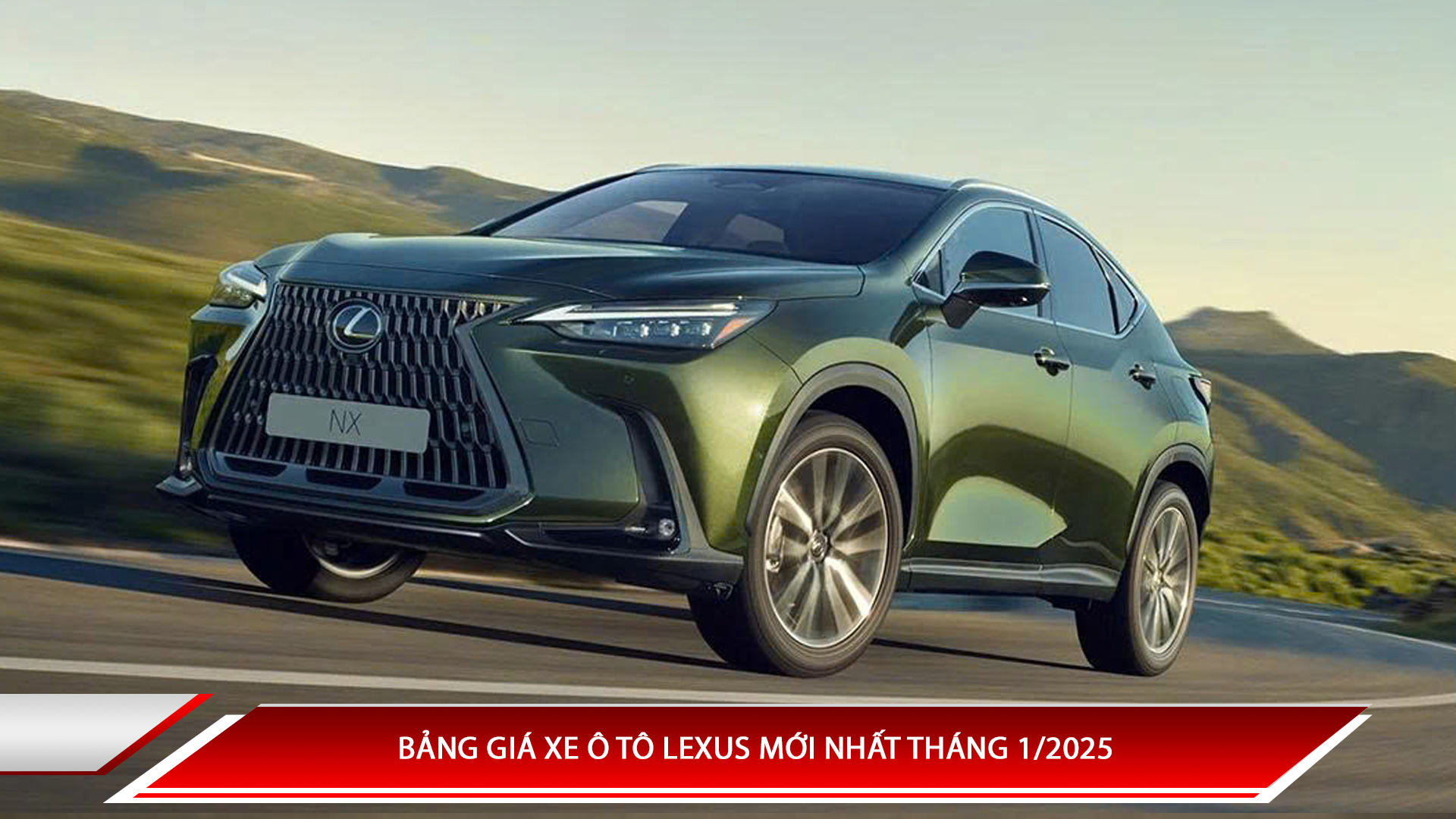 Bảng giá xe ô tô Lexus mới nhất tháng 1/2026