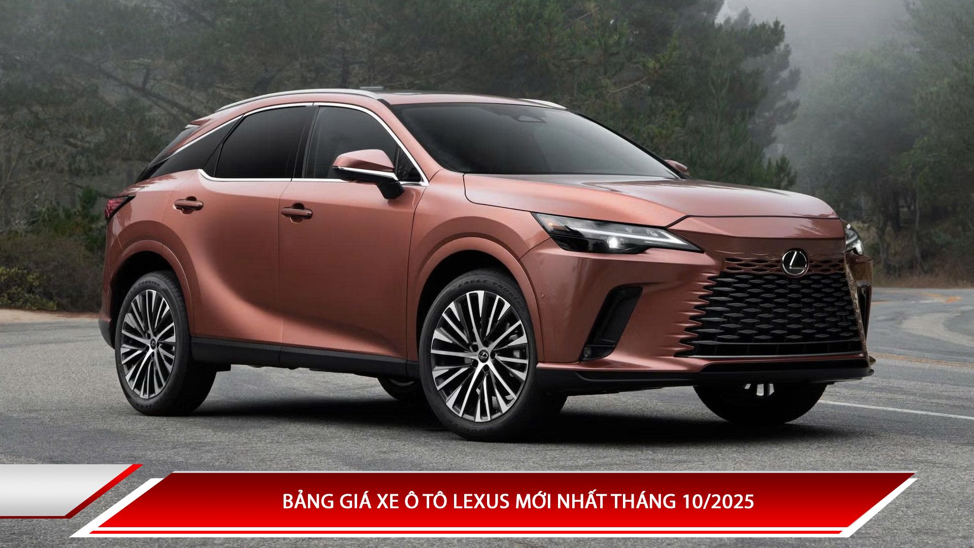 Bảng giá xe ô tô Lexus mới nhất tháng 10/2025