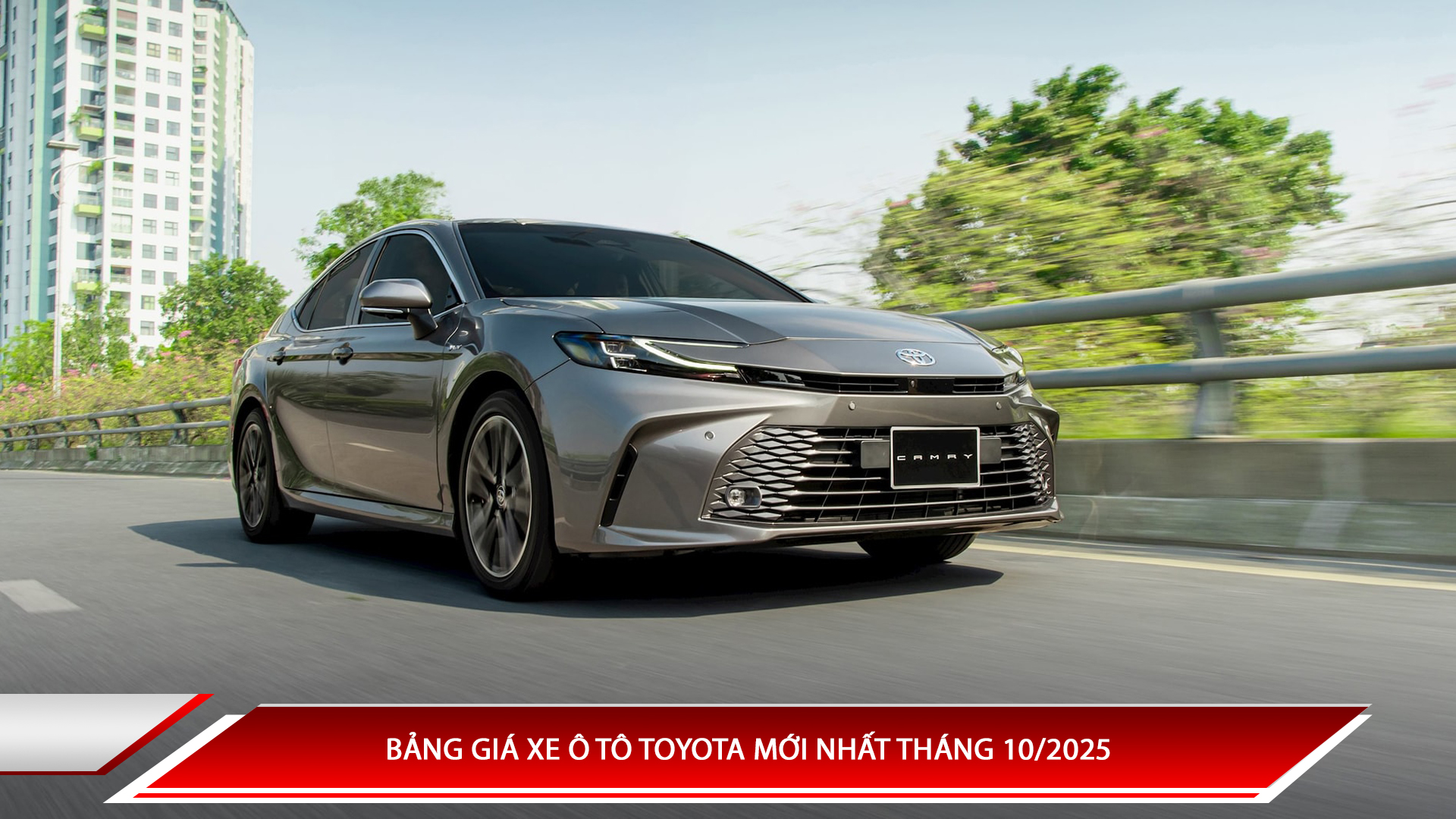 Bảng giá xe ô tô Toyota mới nhất tháng 10/2025
