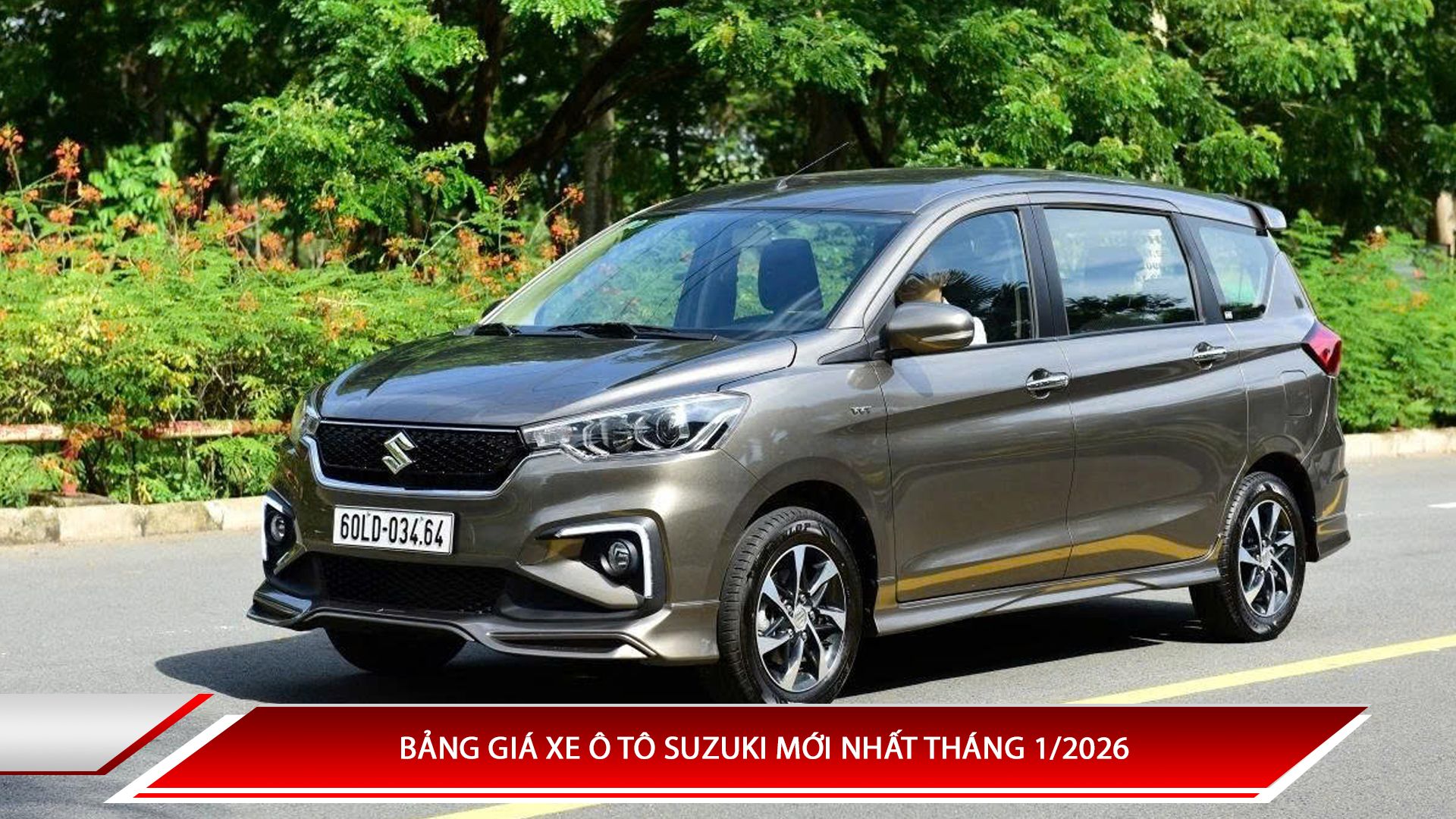 Bảng giá xe ô tô Suzuki mới nhất tháng 1/2026
