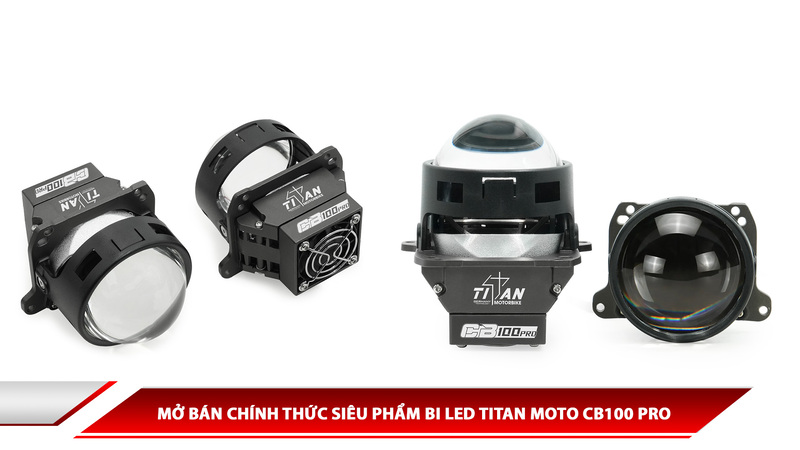 Mở bán chính thức siêu phẩm bi LED Titan Moto CB100 Pro