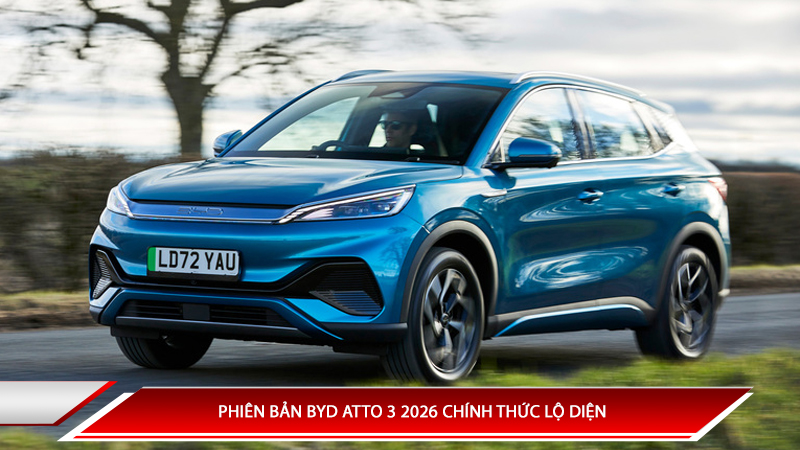 Phiên bản BYD Atto 3 2026 chính thức lộ diện