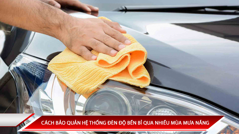 Cách bảo quản hệ thống đèn độ bền bỉ qua nhiều mùa mưa nắng