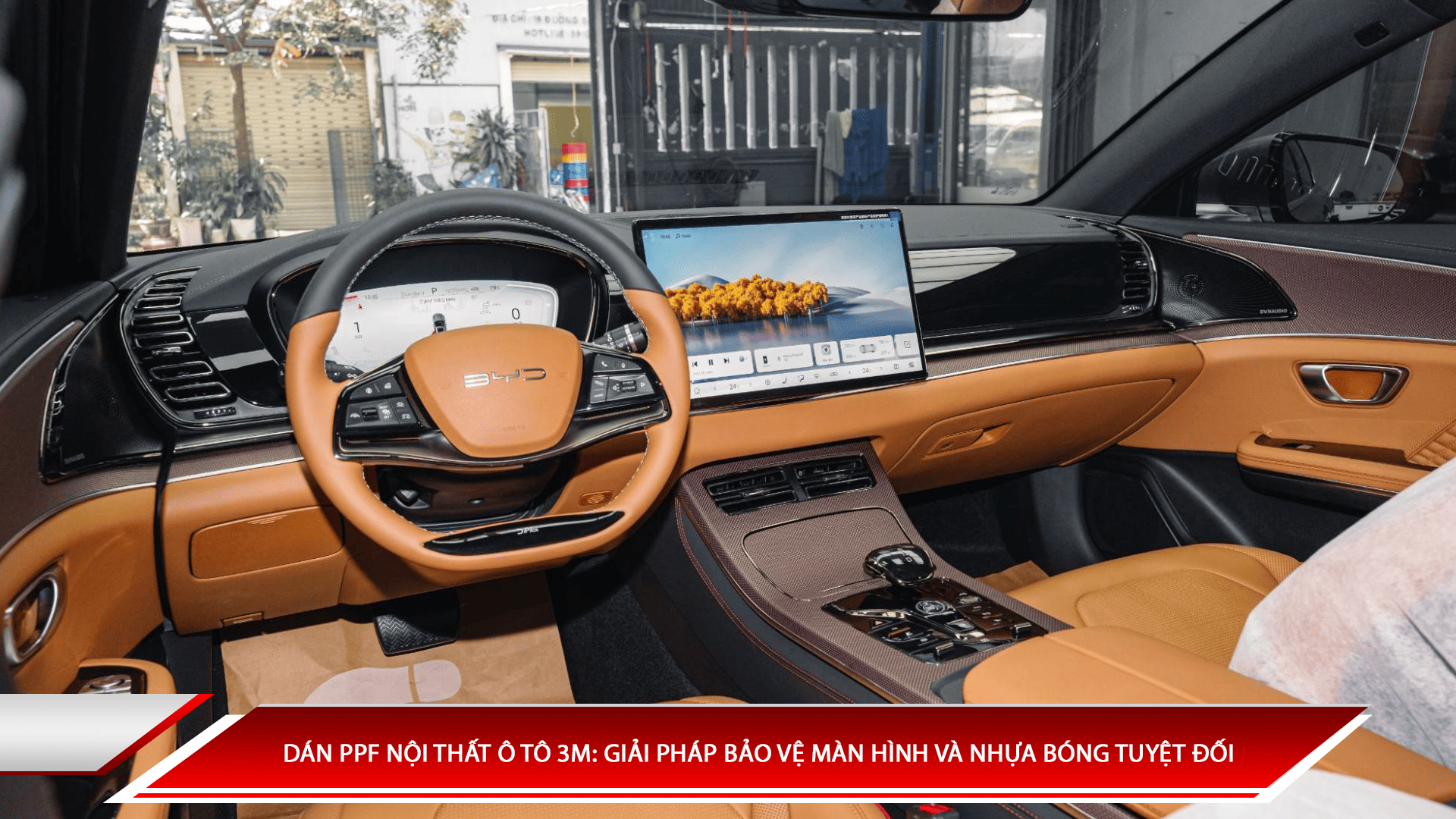 Dán PPF nội thất ô tô 3M: Giải pháp bảo vệ màn hình và nhựa bóng tuyệt đối