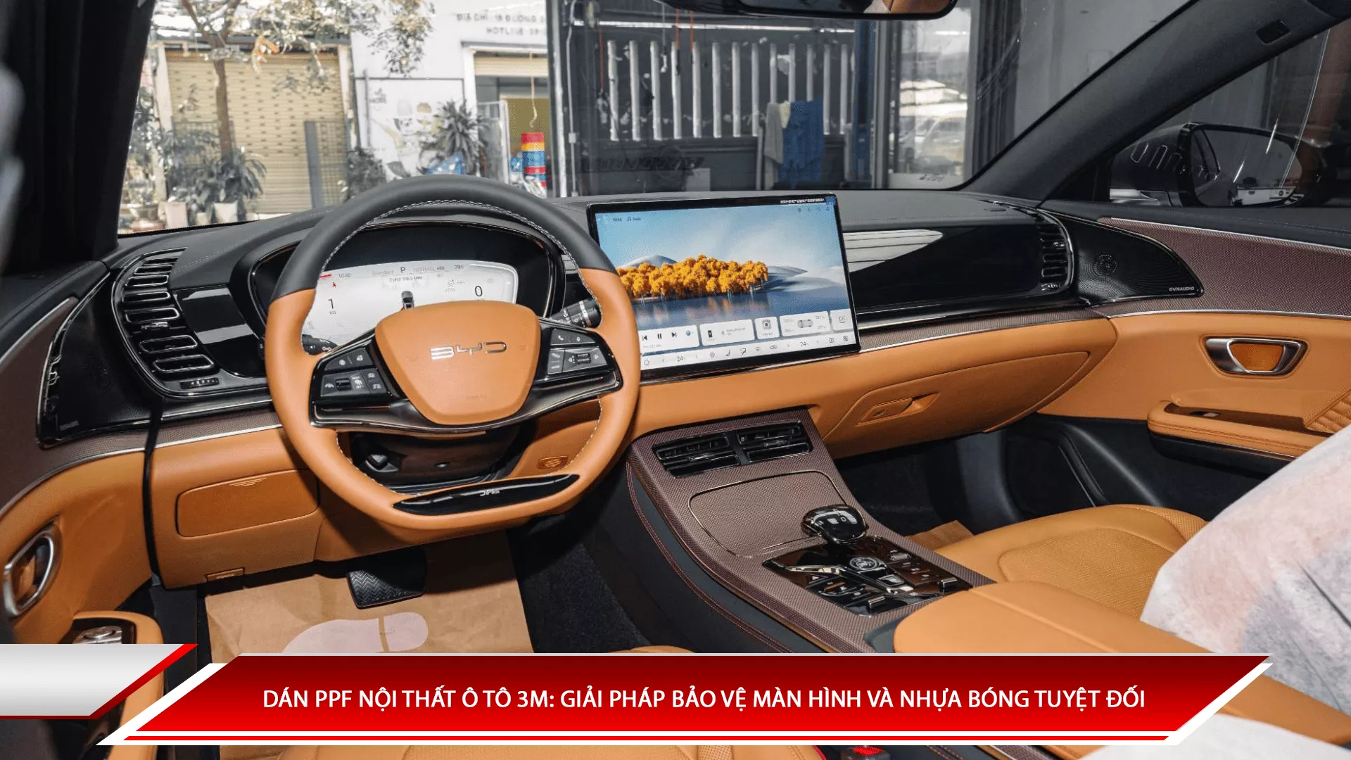 Dán PPF nội thất ô tô 3M: Giải pháp bảo vệ màn hình và nhựa bóng tuyệt đối
