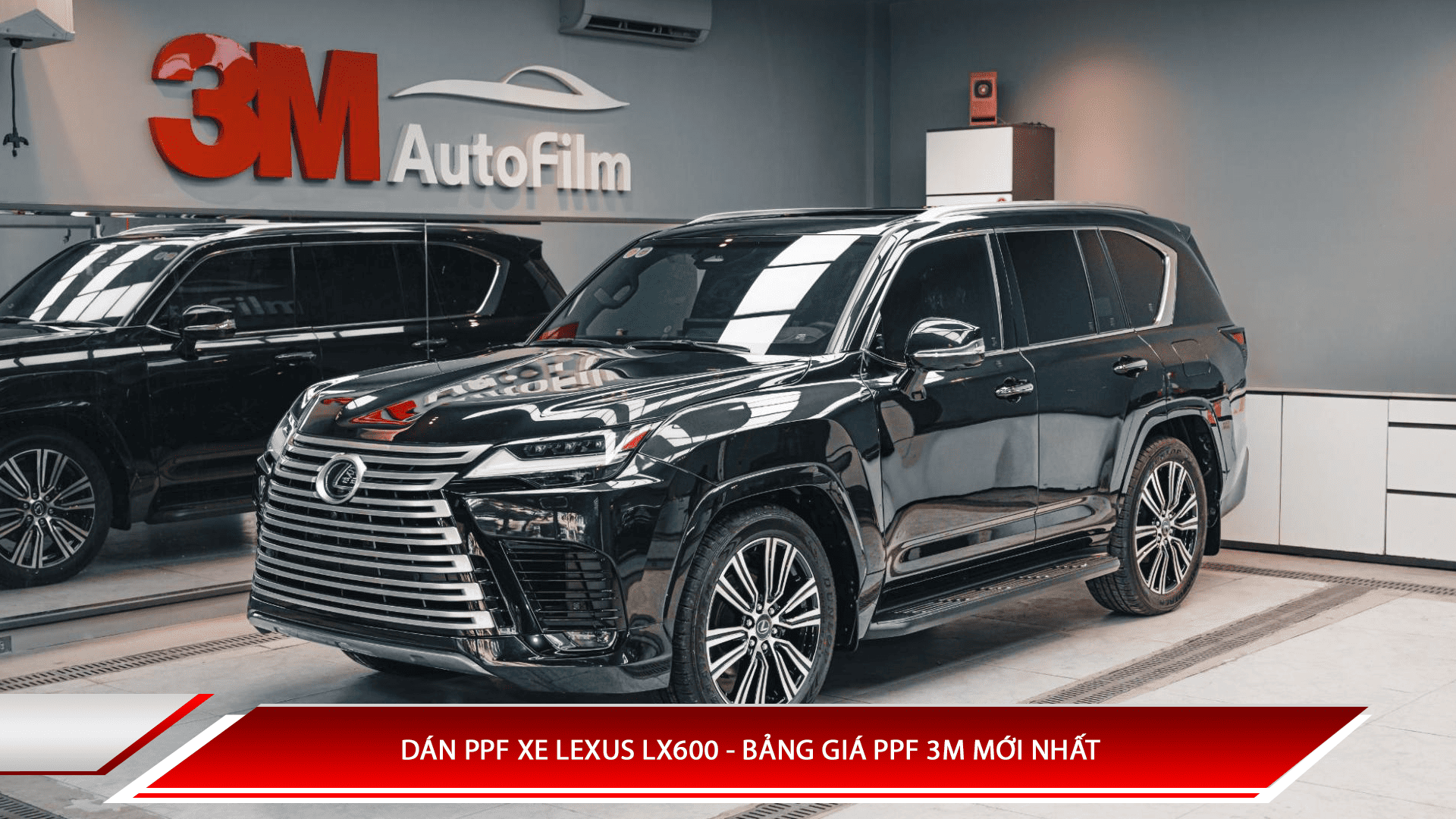 Dán PPF xe Lexus LX600 - Bảng giá PPF 3M mới nhất  