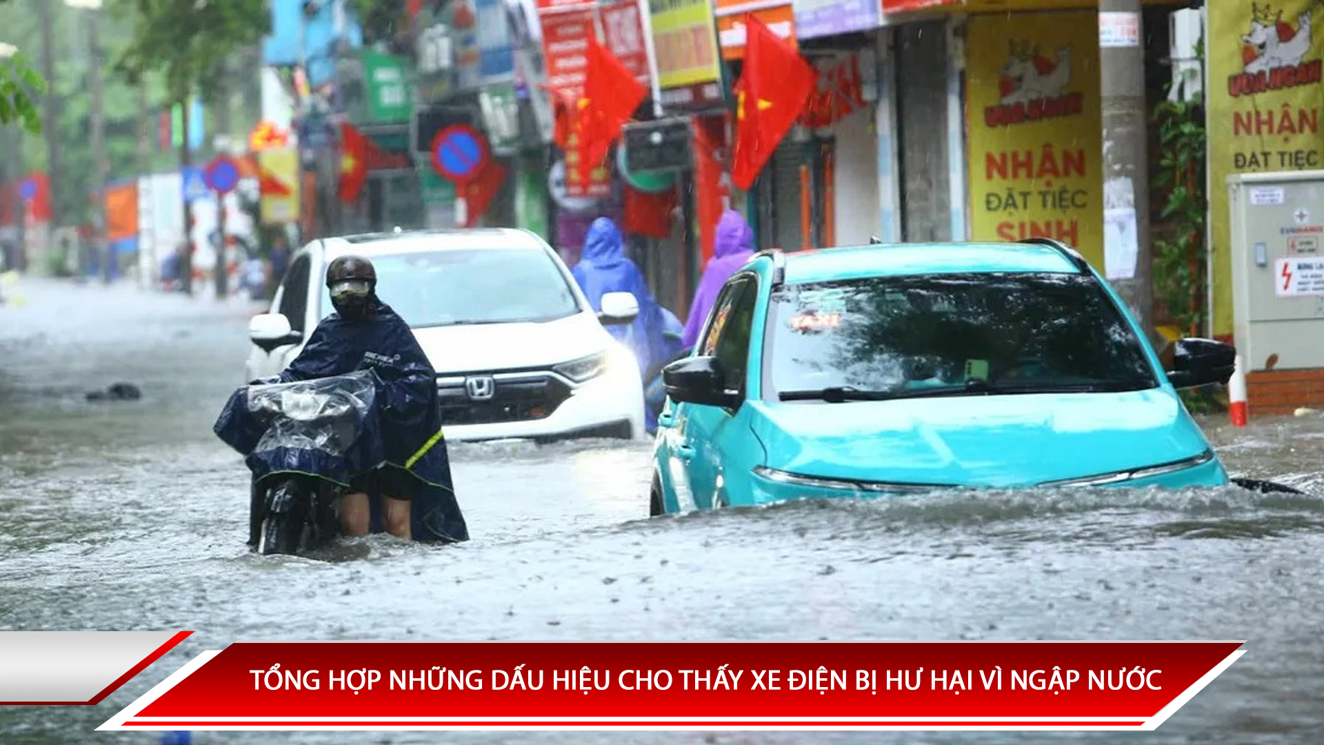 Tổng hợp những dấu hiệu cho thấy xe điện bị hư hại khi ngập nước