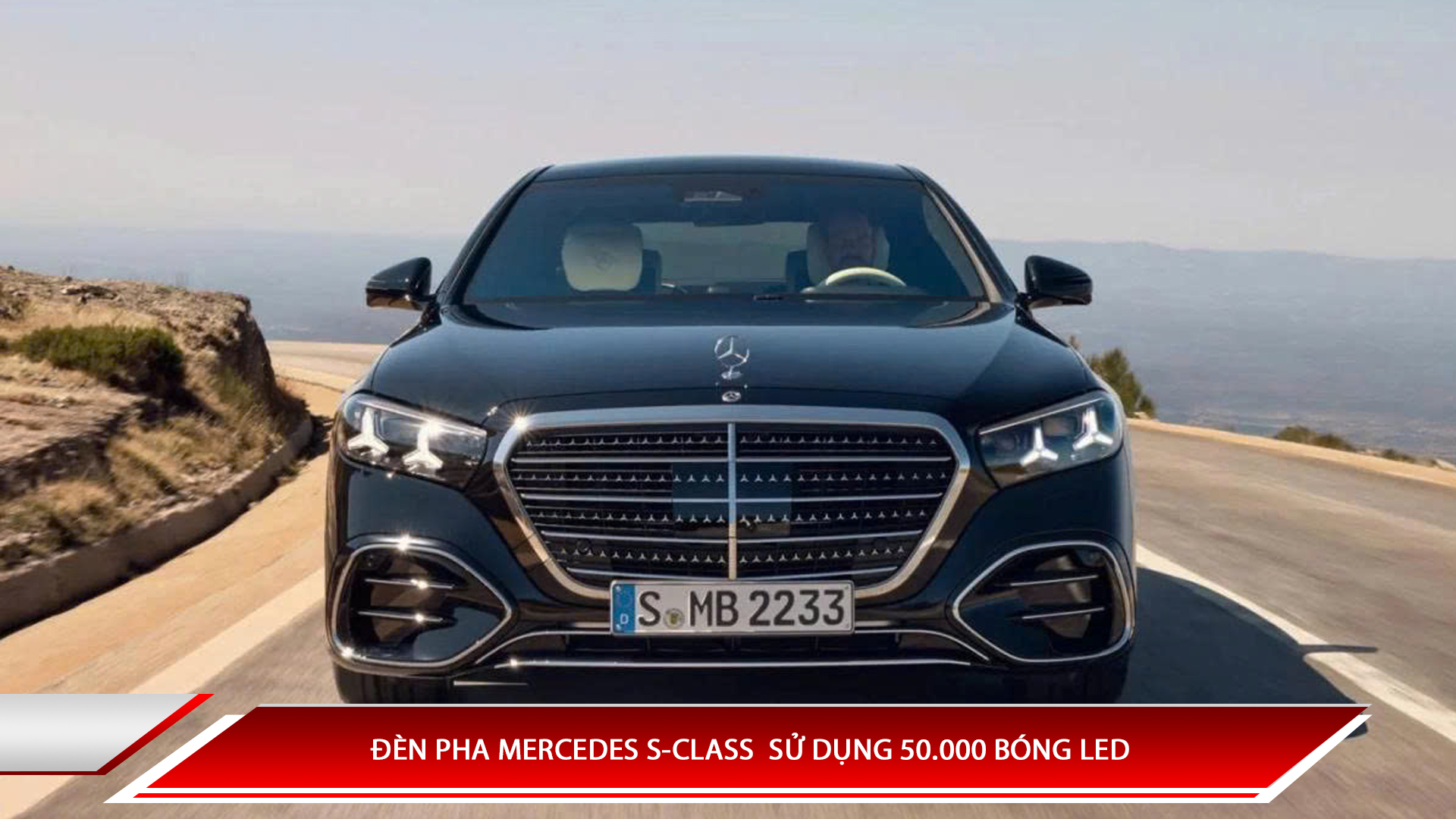 Đèn Pha Mercedes S-Class sử dụng 50.000 bóng led
