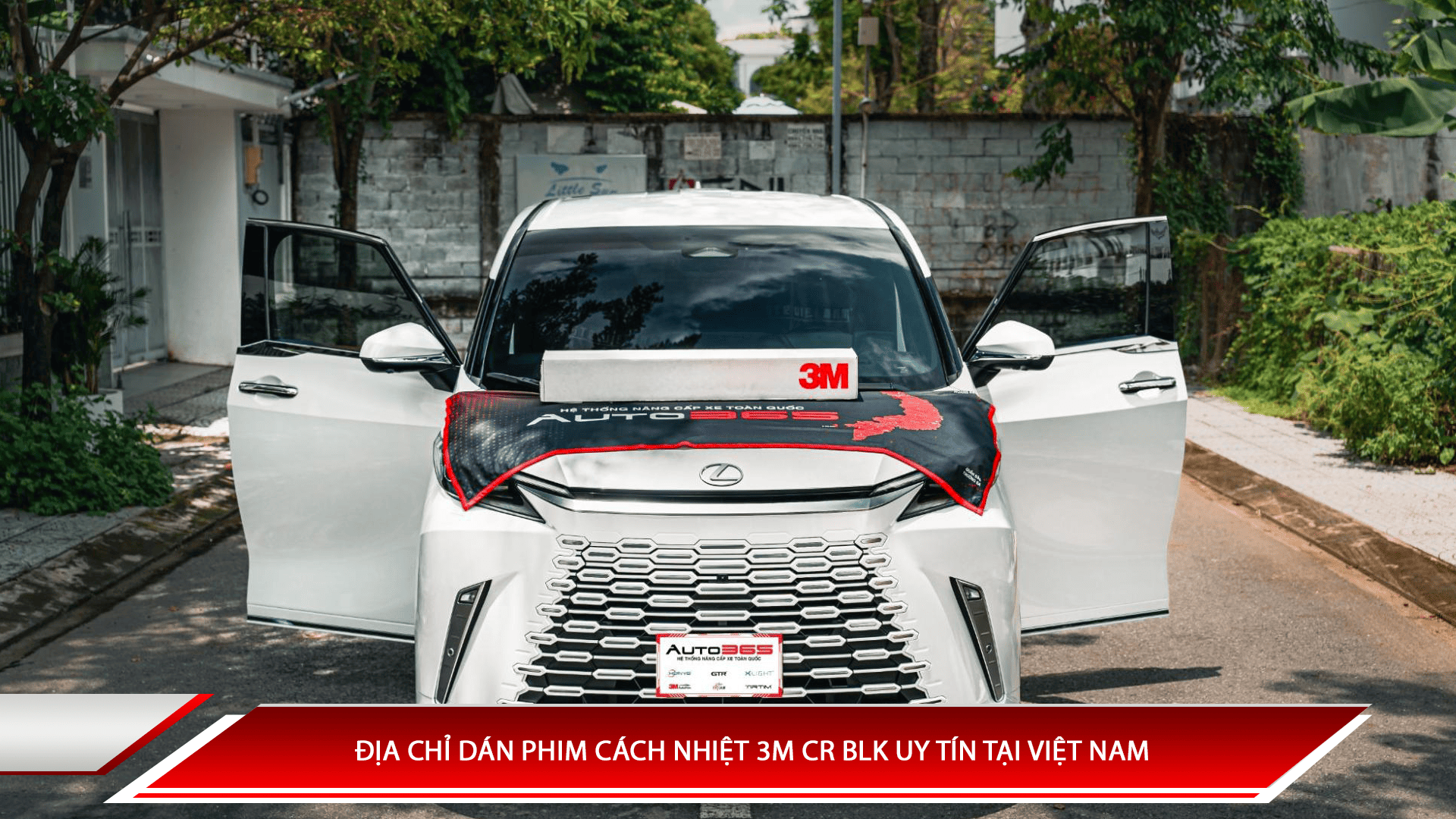 Địa chỉ dán phim cách nhiệt 3M CR BLK uy tín tại Việt Nam