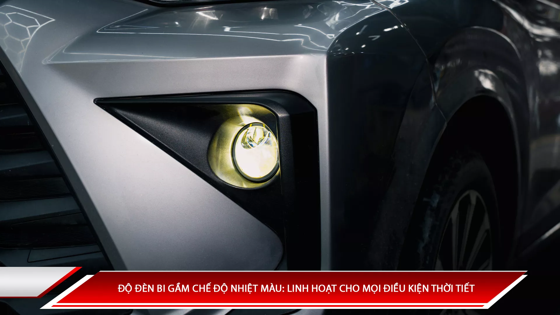 Độ đèn bi gầm 3 chế độ nhiệt màu: Linh hoạt di chuyển trong mọi điều kiện thời tiết