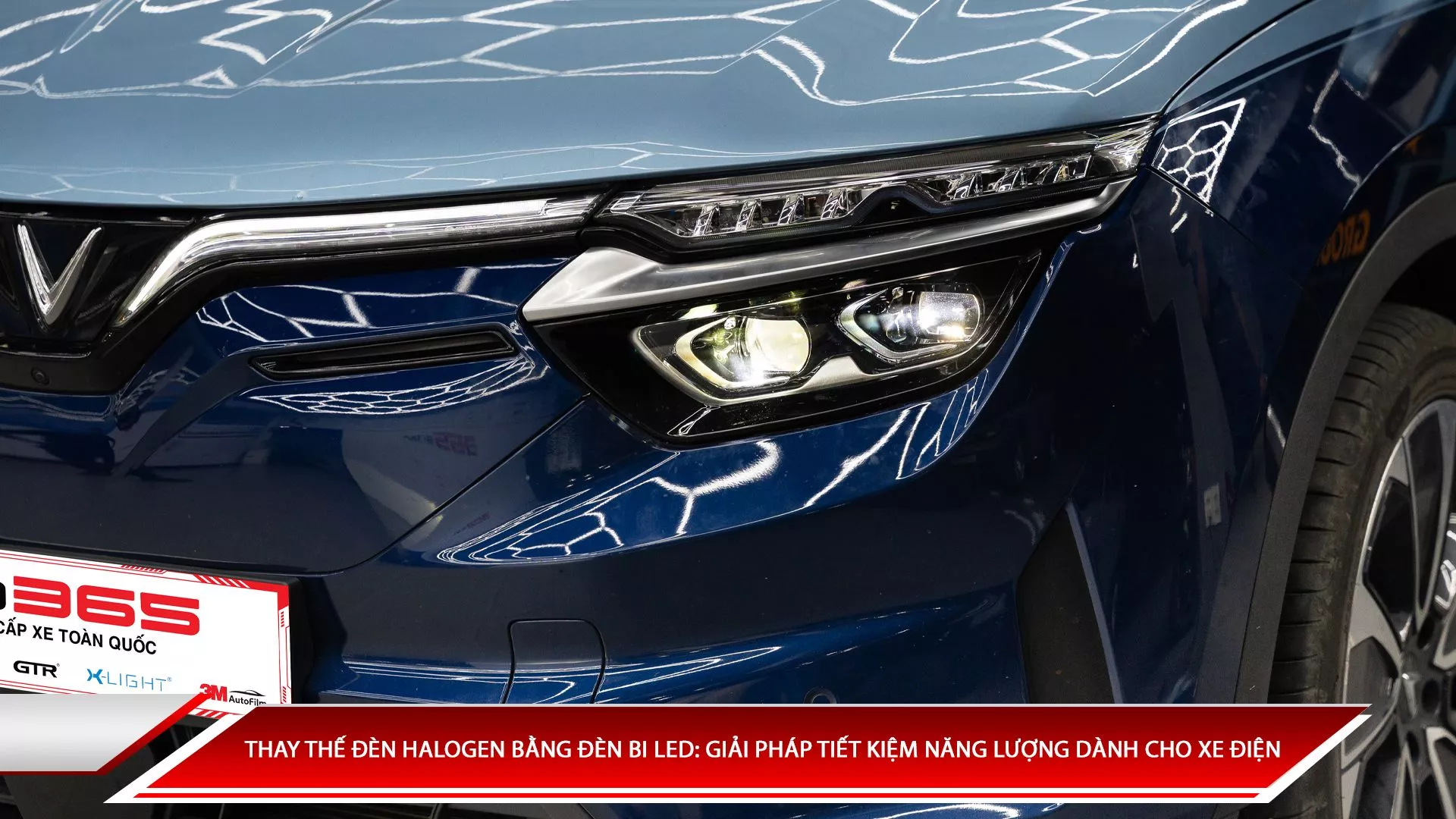 Thay thế đèn Halogen bằng đèn bi Led: Giải pháp tiết kiệm năng lượng cho xe điện