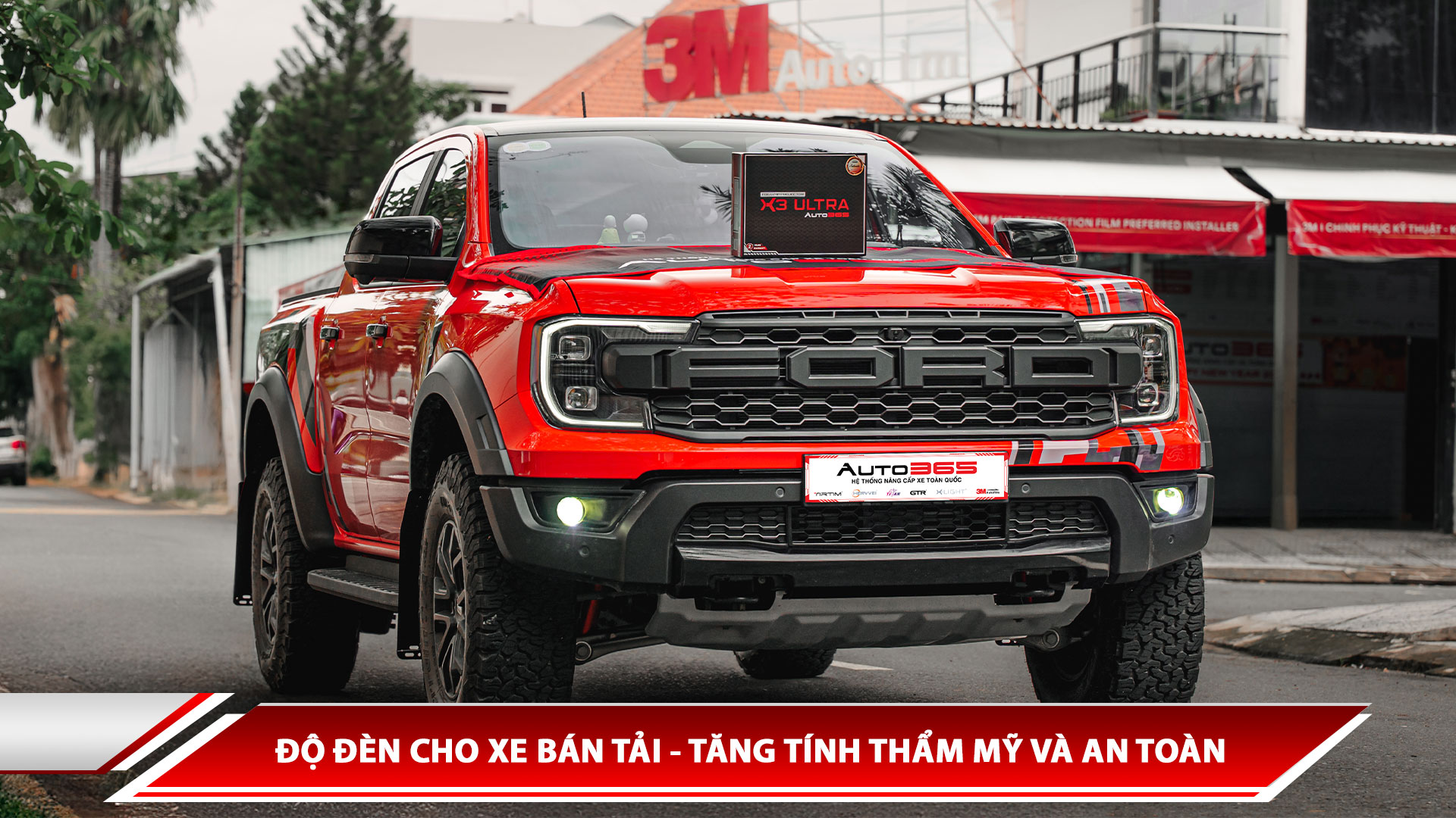 Độ đèn cho xe bán tải - Tăng tính thẩm mỹ và an toàn