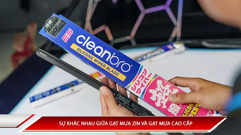 Sự khác nhau giữa gạt mưa zin và gạt mưa cao cấp