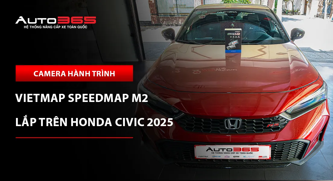 Honda Civic 2025 RS lắp Vietmap Speedmap M2