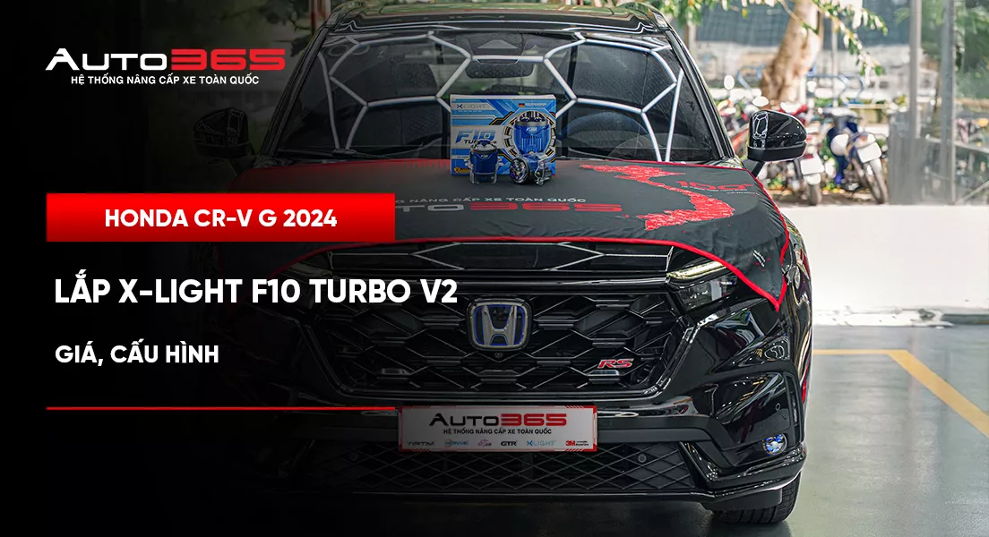 Honda CR-V G 2024 lắp X-Light F10 Turbo V2: Giá, cấu hình