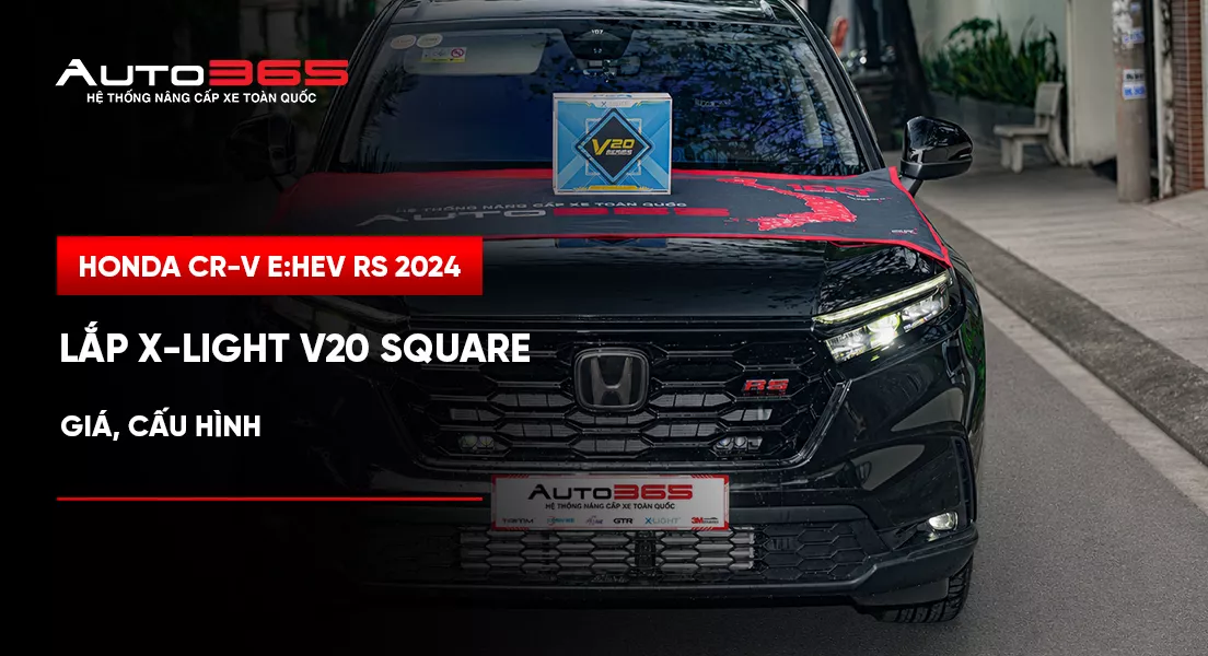 Honda CR-V e:HEV RS 2024 lắp X-Light V20 Square: Giá, cấu hình