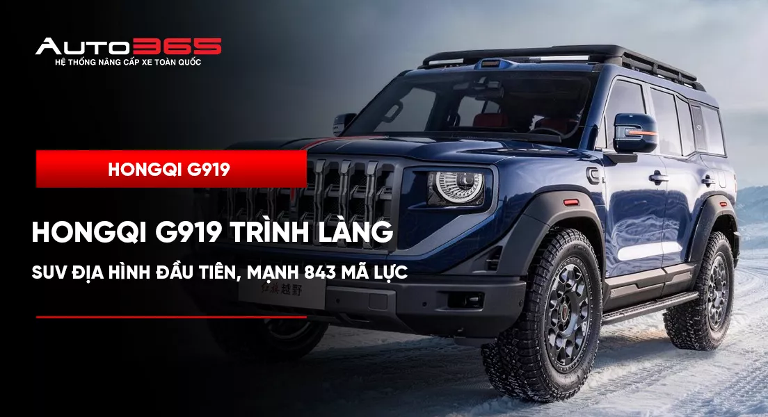 Hongqi G919 trình làng: SUV địa hình đầu tiên, mạnh 843 mã lực 