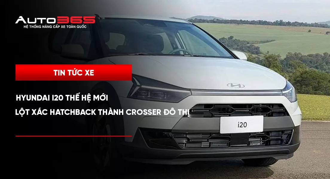 Hyundai i20 thế hệ mới: Lột xác từ hatchback thành crossover đô thị