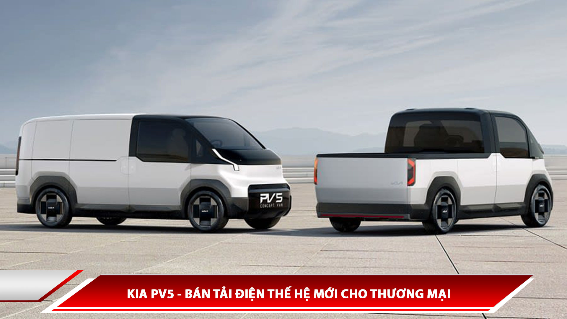 KIA PV5 - bán tải điện thế hệ mới cho thương mại