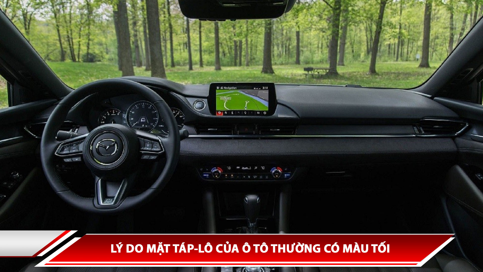 Lý do mặt táp-lô của ô tô thường có màu tối 