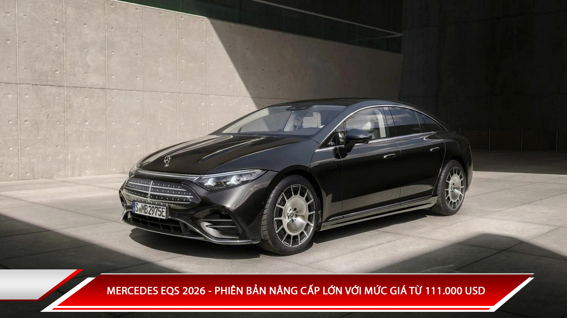 Mercedes EQS 2026 - Phiên bản nâng cấp lớn với mức giá từ 111.000 USD