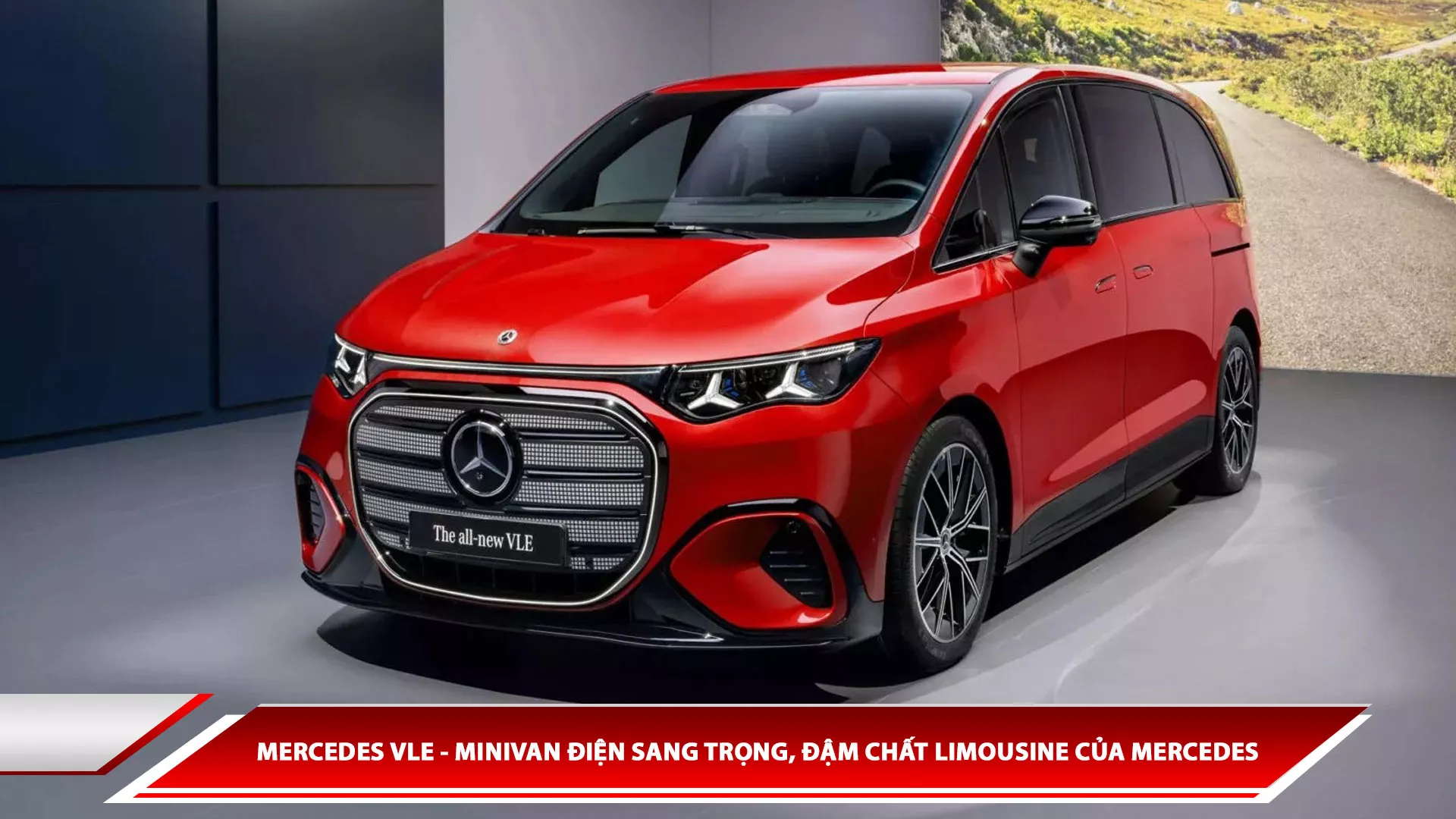 Mercedes VLE - Minivan điện sang trọng, đậm chất limousine của Mercedes