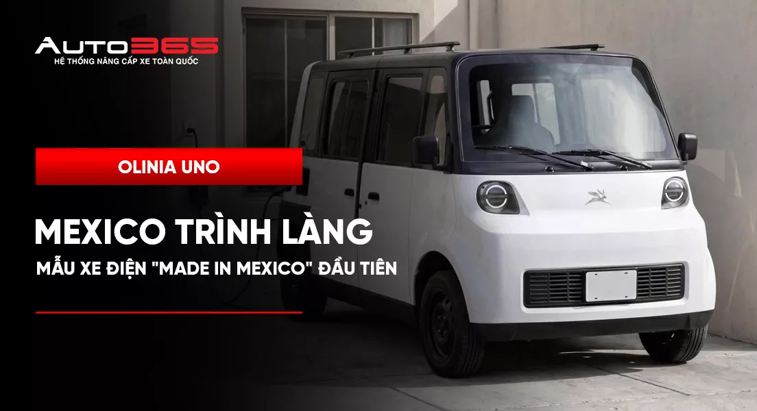Mexico trình làng mẫu xe điện "Made in Mexico" đầu tiên 