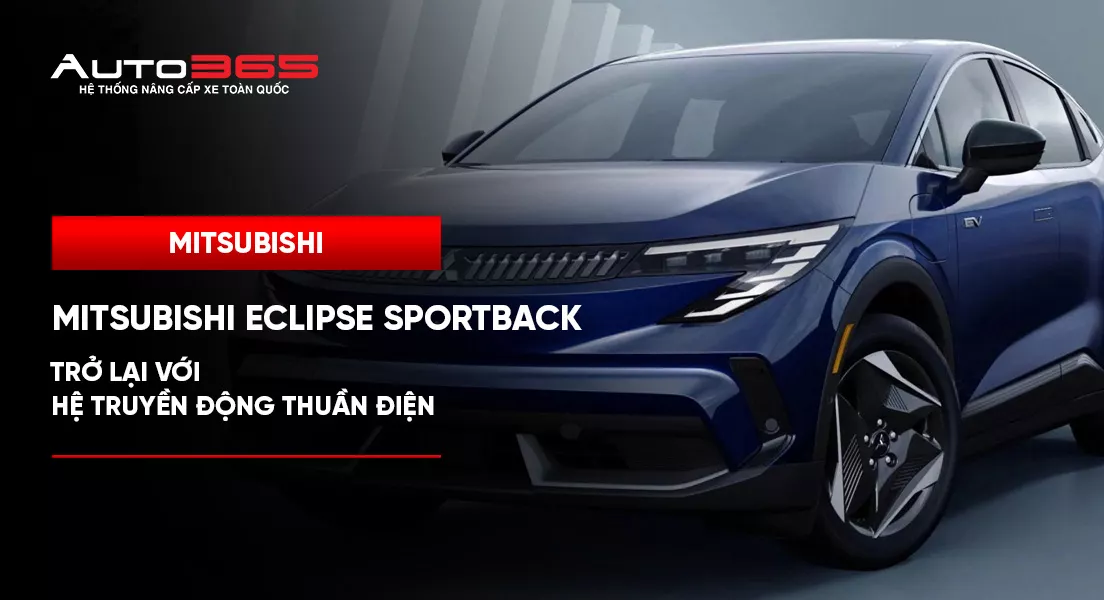 Mitsubishi Eclipse Sportback trở lại với hệ truyền động thuần điện 